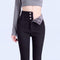 Stella Fleece-Lined High-Rise Jeans