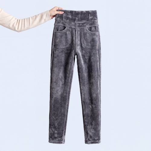 Stella Fleece-Lined High-Rise Jeans